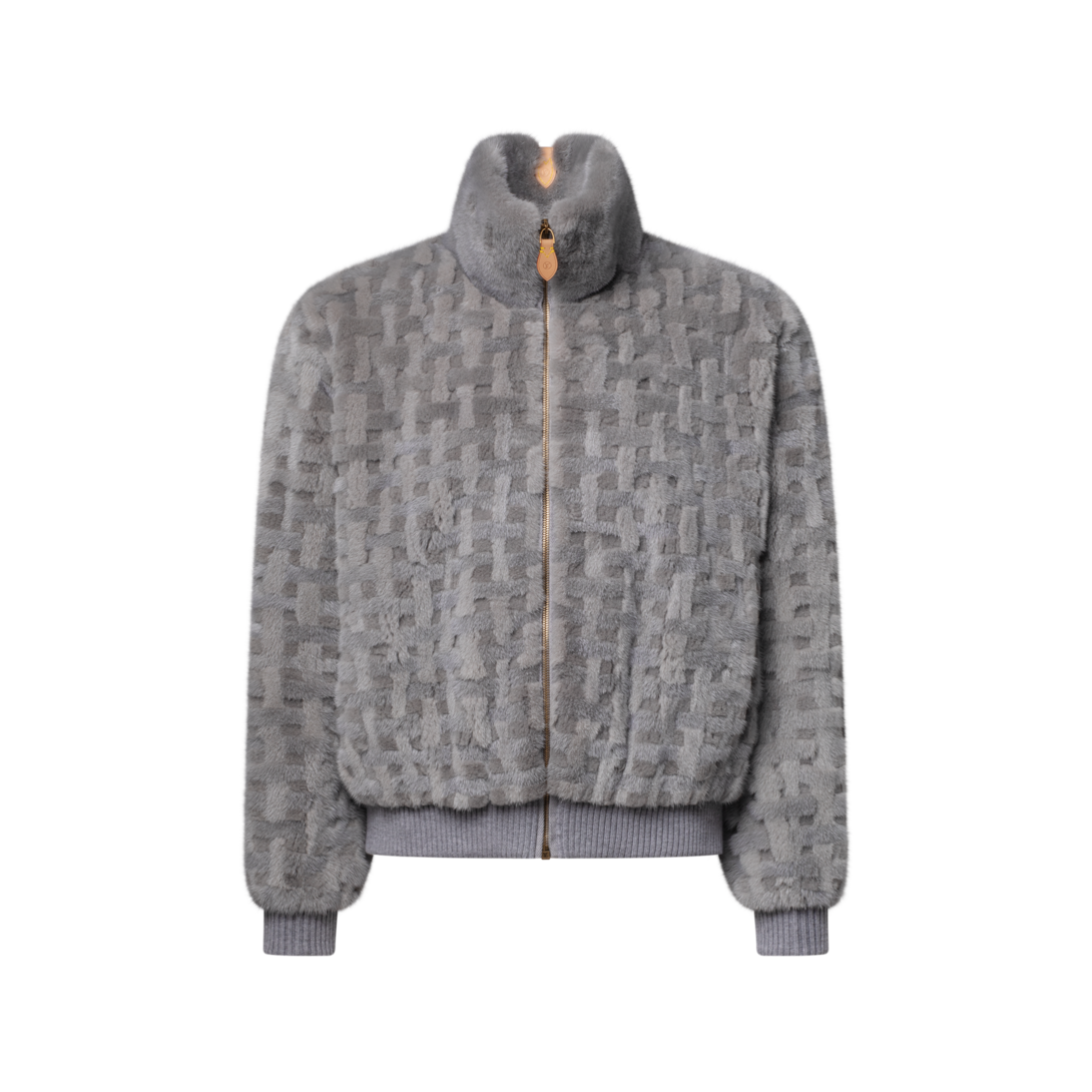 LOUIS VUITTON トランプ シュリンク付 Mink Track Top - Men - Ready-to-Wear | LOUIS VUITTON ®
